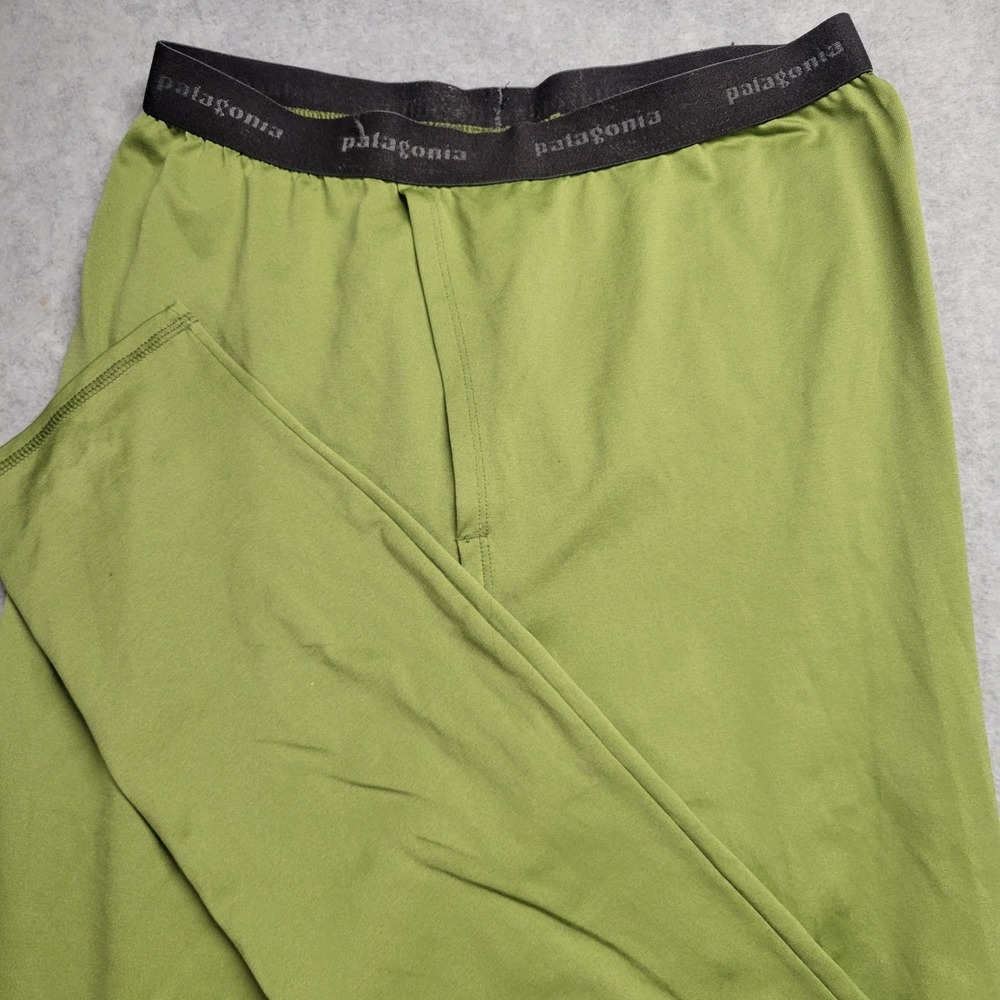 Patagonia Thermal Capilene Performance Baselayer Leggings Size Medium Green